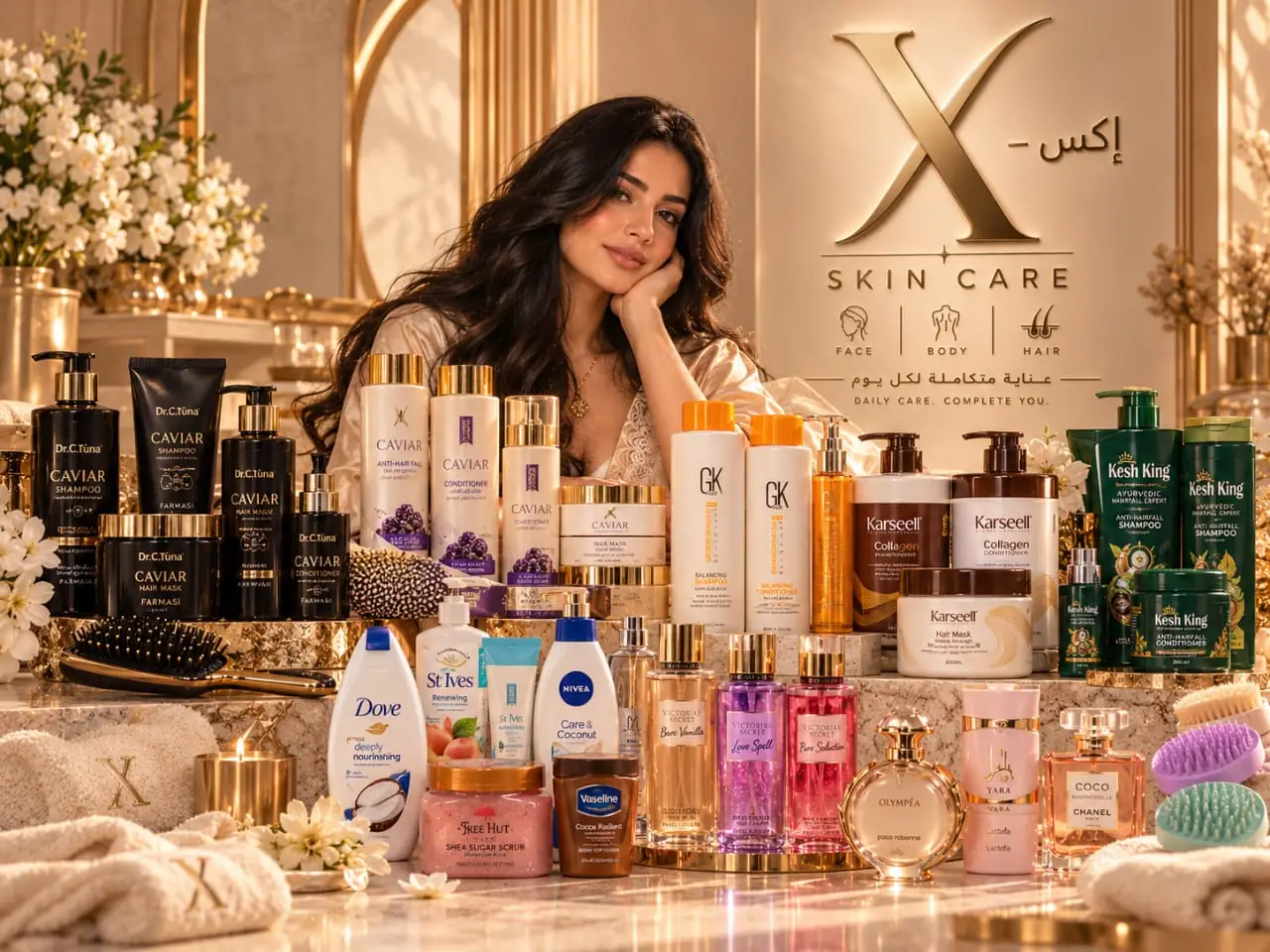 إكس كوزمتكس XCosmetics — منتجات العناية بالشعر والجسم والبشرة