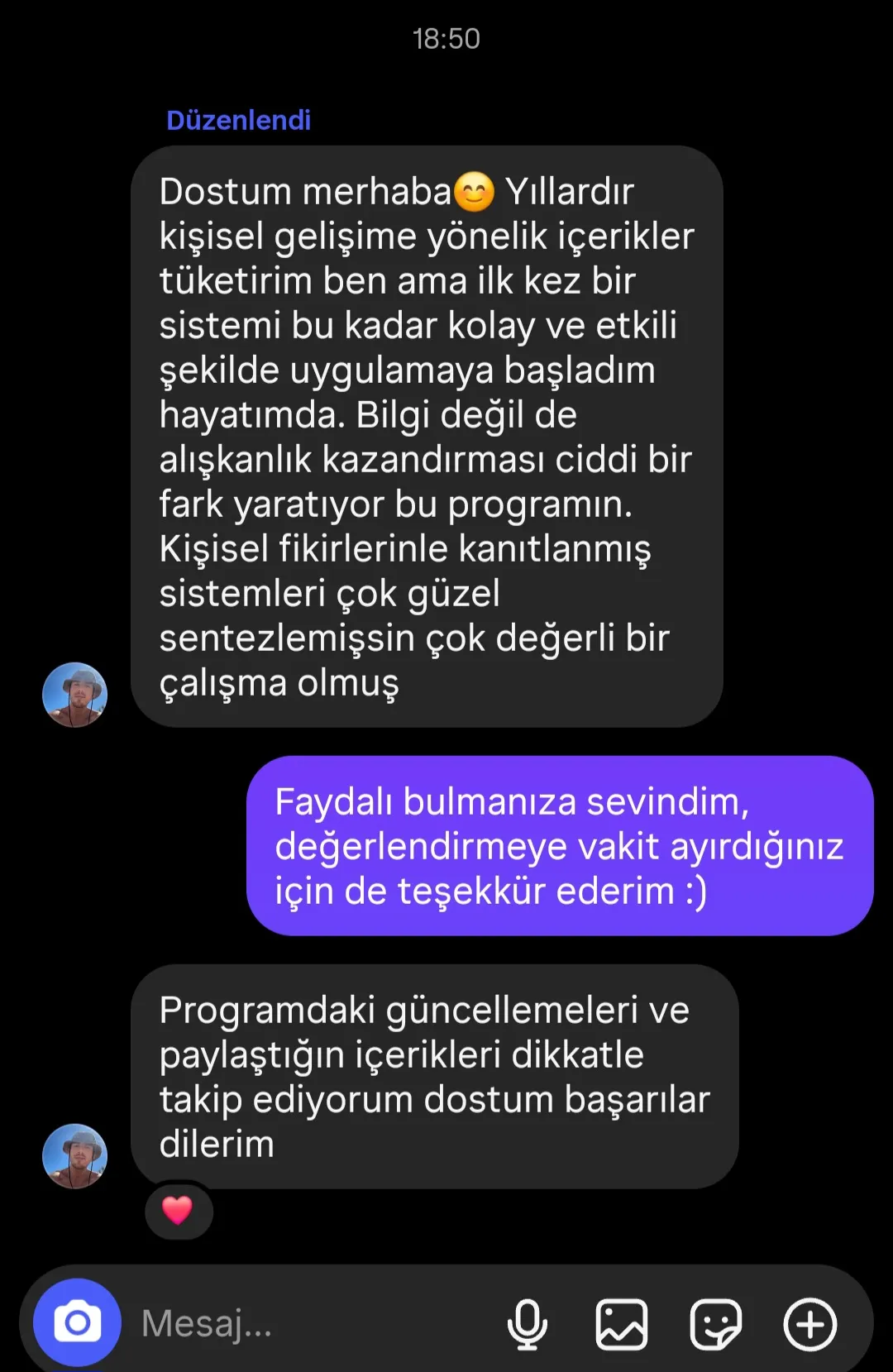 Katılımcı Yorumu