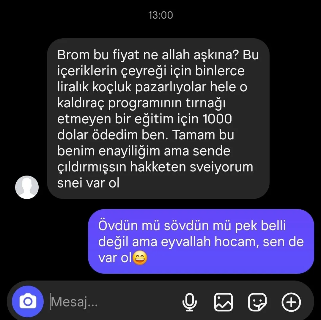Katılımcı Yorumu