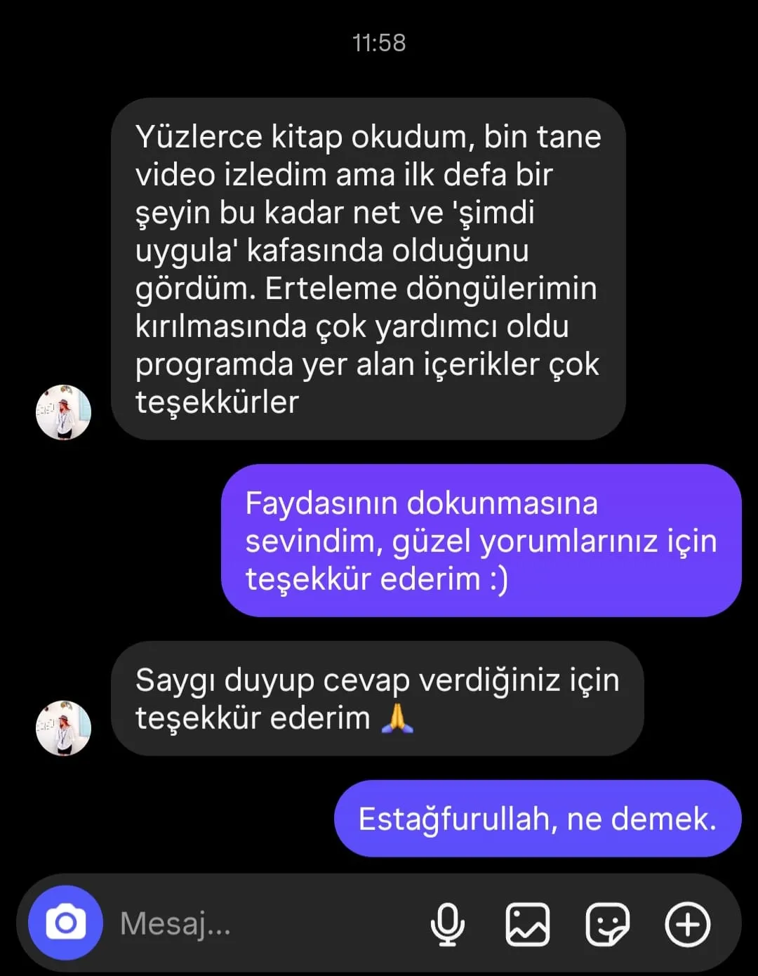 Katılımcı Yorumu