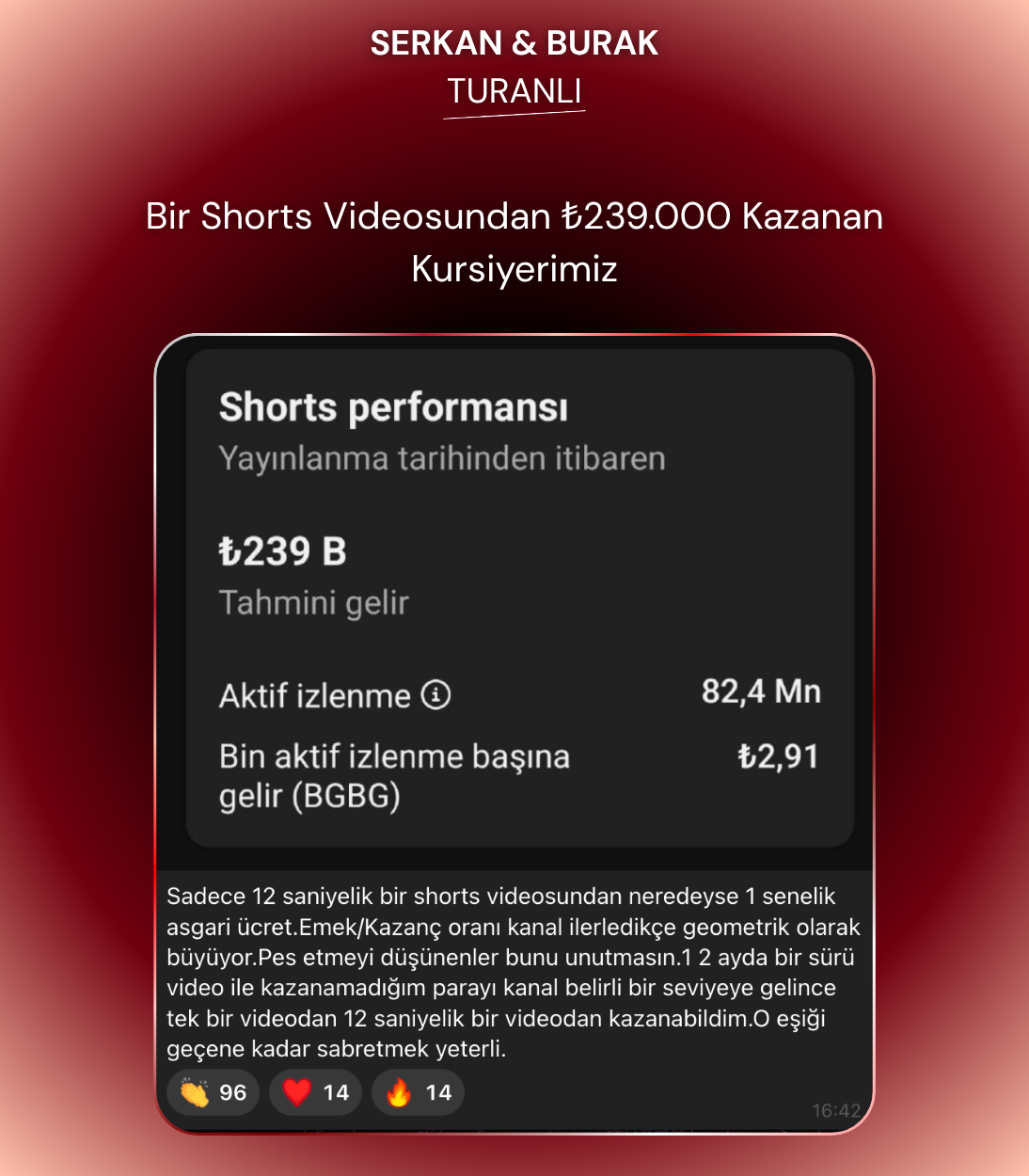 Kursiyer Başarısı 9