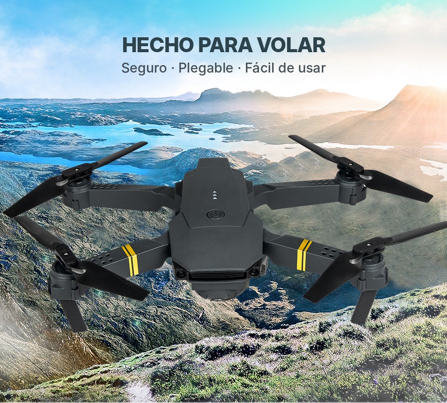 SkyVision Pro volando sobre las montañas