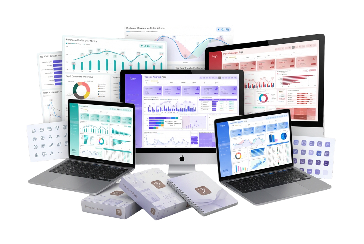 Contents of the complete Power BI template toolkit