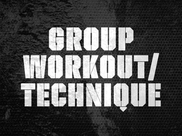 A black background with the words best boxing gym Dubai and group workout.
