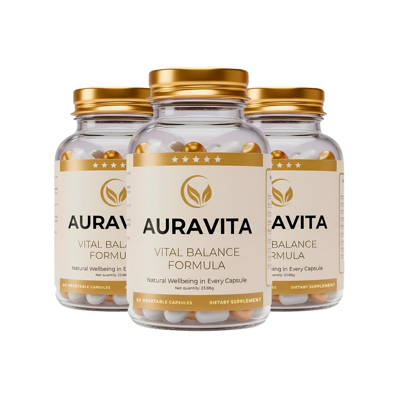 AuraVita Vital Balance Formula, 3 frascos