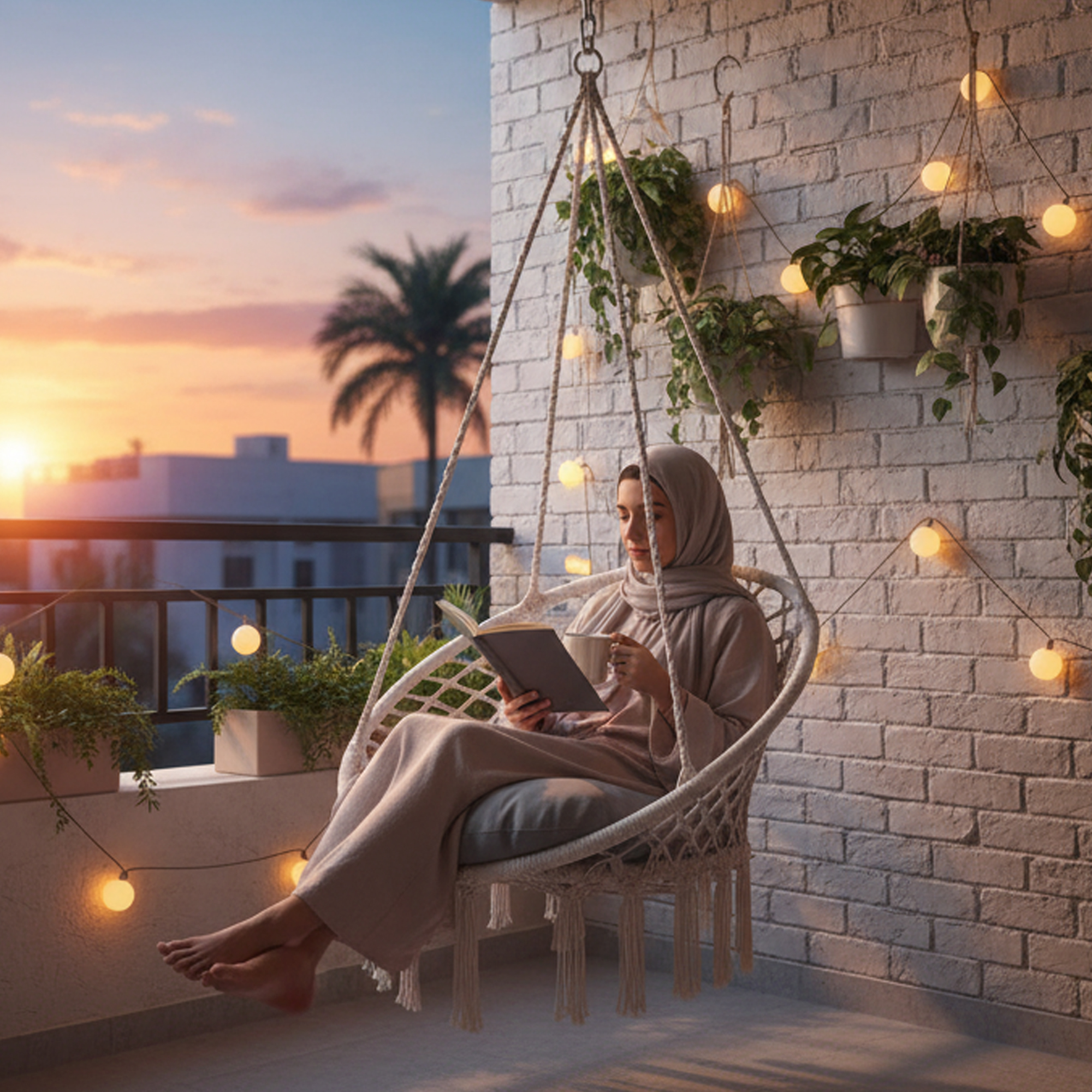 كرسي أرجوحة دائري معلق يتحمل اكثر من ١٢٠ كيلو thumbnail