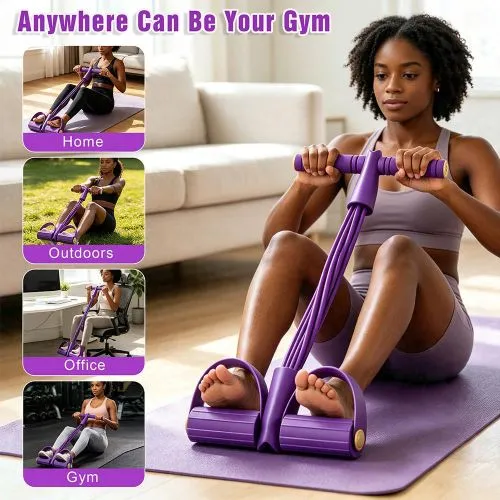 Resistance band home workout