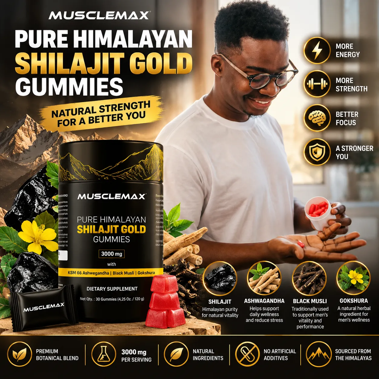 Men's Vitality Gummies lifestyle