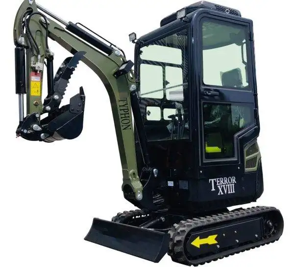 Green TYPHON TERROR XVIII Prestige 2 Ton Mini Excavator