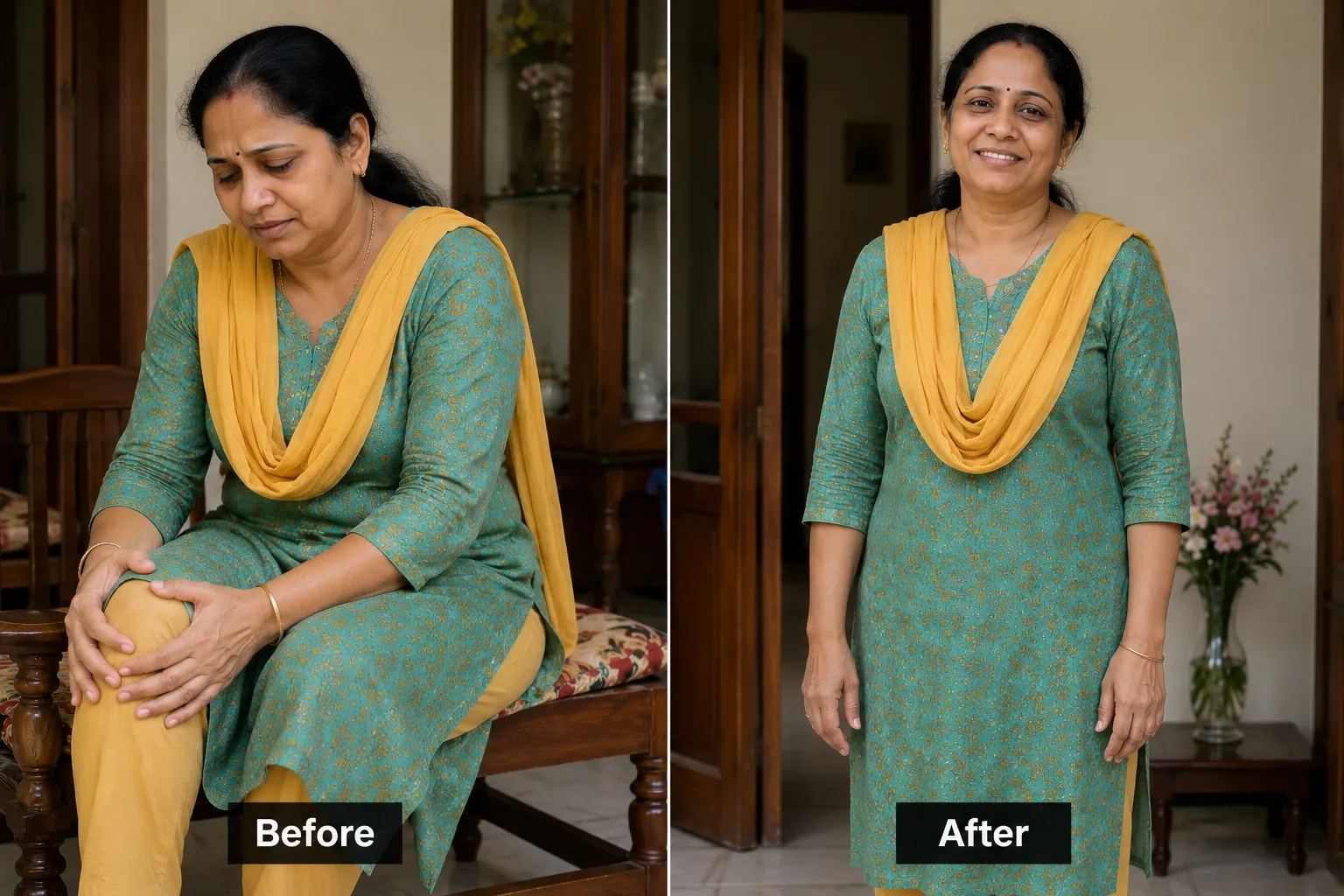 Before After
