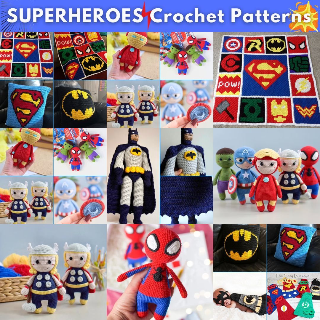 Modèles de crochet super-héros