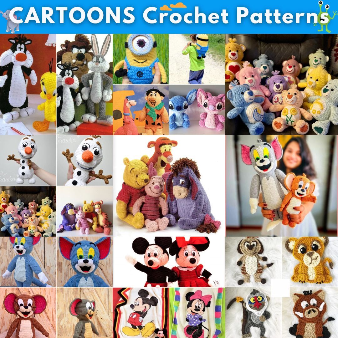 Modèles de crochet cartoons