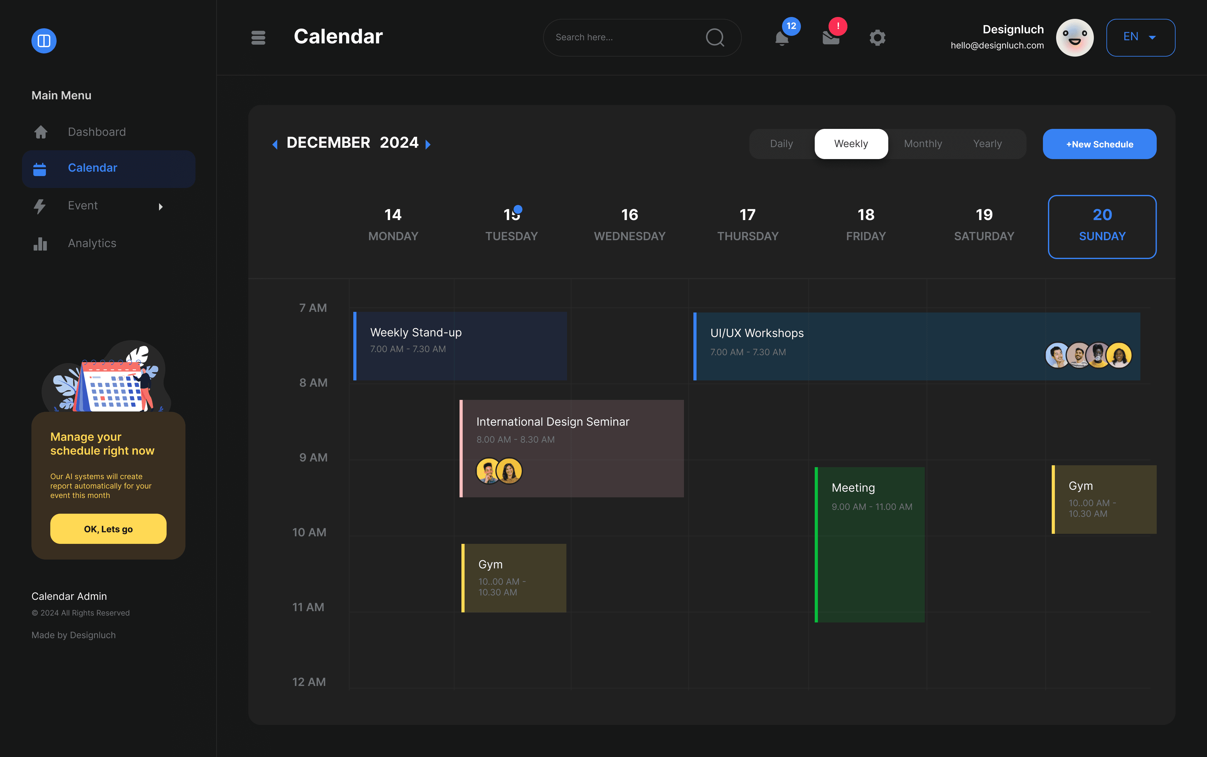Dashboard Preview