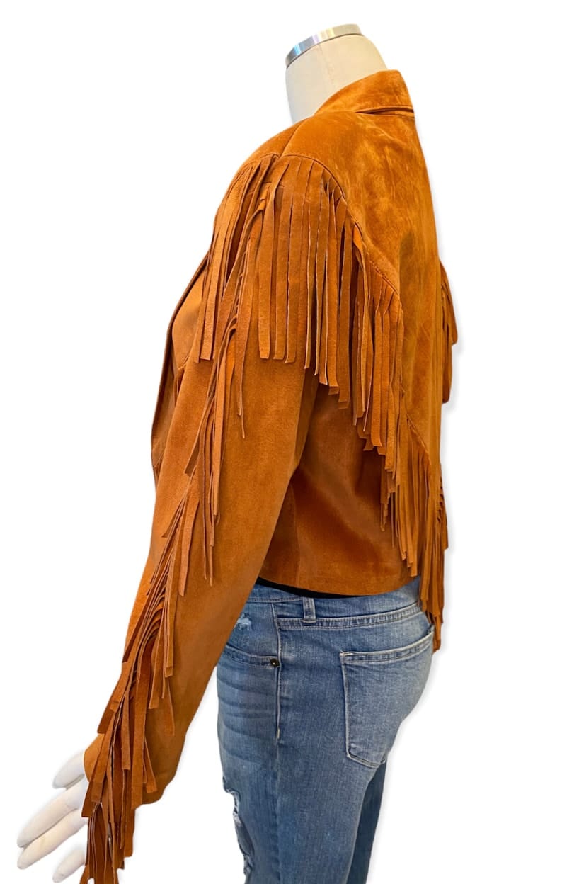 Lillie Rubin Vintage Fringe deals Jacket