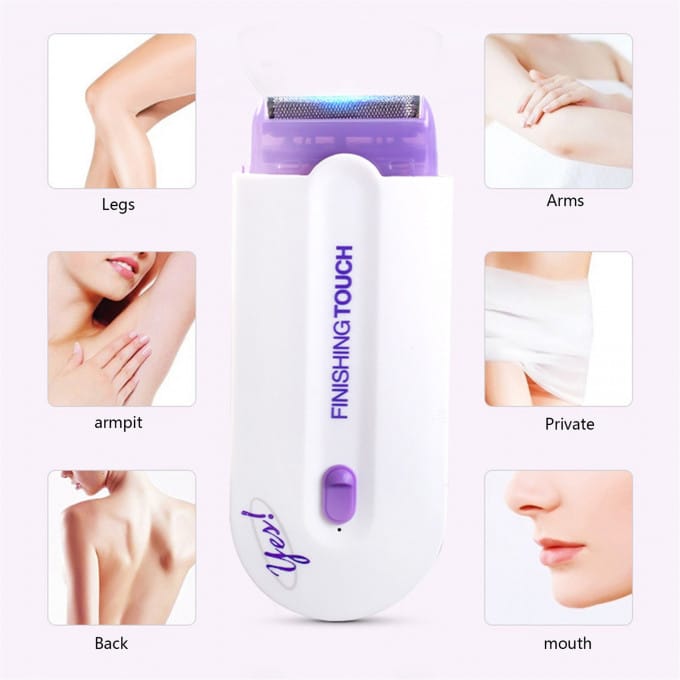 YES! Finishing Touch Hair Remover- Demo & Review