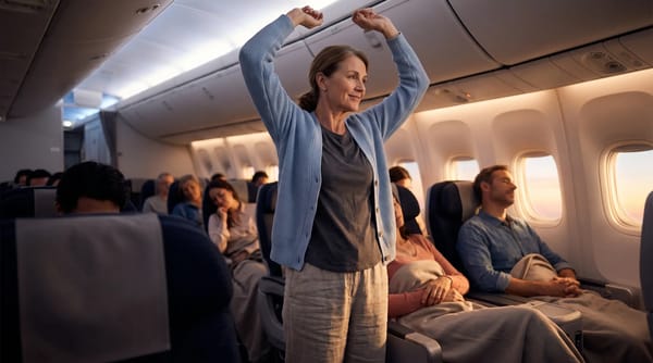 Swollen legs on a long flight: how to prepare and what to do on the way