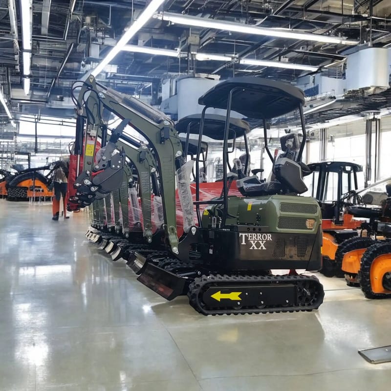 Green Typhon Terror XX 4,000 lb mini excavator