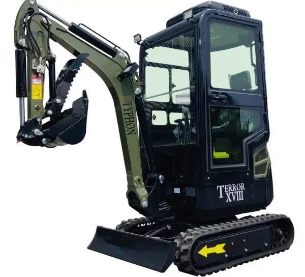 Green Typhon Terror XVIII Prestige 2 ton mini excavator